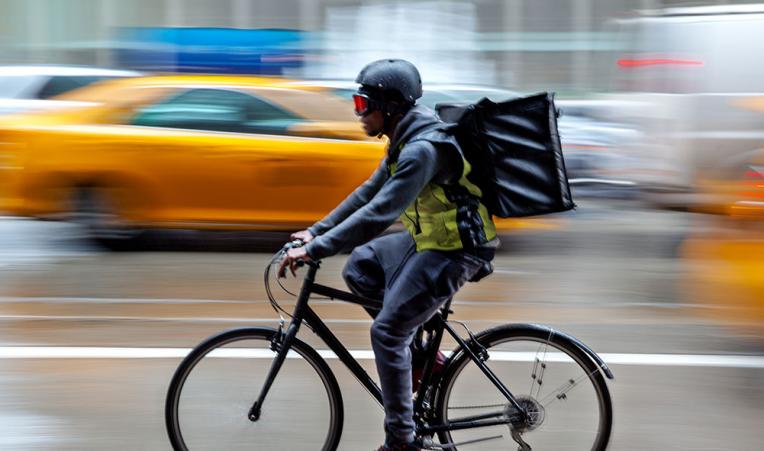 cyclist labor blurAZ shutterstock